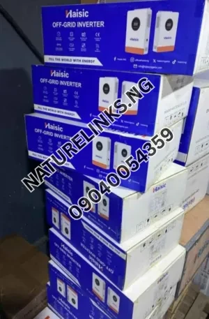 Haisic 1.5kva 12v hybrid solar inverter Price in Nigeria Nature Solar Global Limited