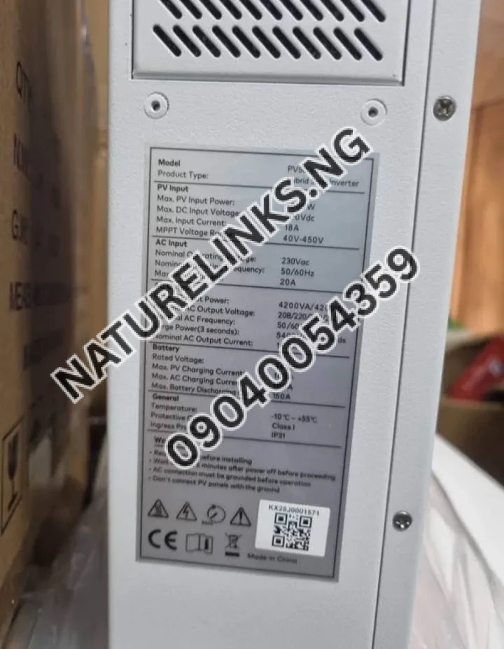 HAISIC 4.2kva 24V Hybrid Solar Inverter Price in Nigeria 2 HAISIC 4.2kva 24V Hybrid Solar Inverter Price in Nigeria Nature Solar Global Limited 2