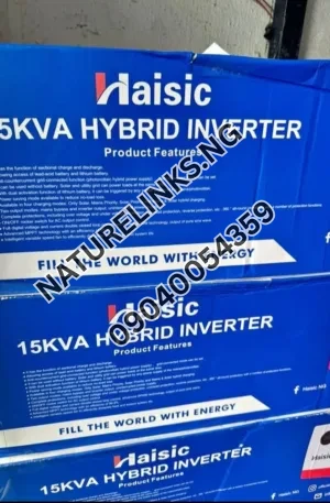 HAISIC 15KVA HYBRID SOLAR INVERTER Price in Nigeria Nature Solar Global Limited