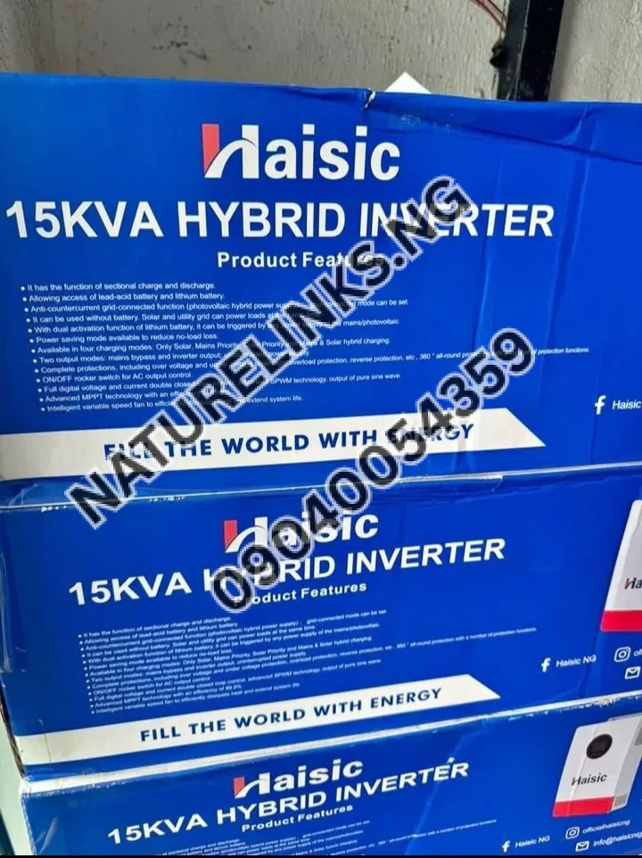 HAISIC 15KVA HYBRID SOLAR INVERTER Price in Nigeria HAISIC 15KVA HYBRID SOLAR INVERTER Price in Nigeria Nature Solar Global Limited
