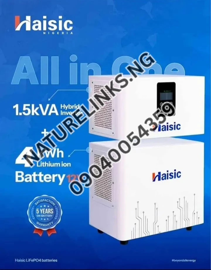 Haisic 4kwh lithium ion battery (12v) Price in Nigeria 5 Haisic 4kwh lithium ion battery (12v) Price in Nigeria Nature Solar Global Limited 5