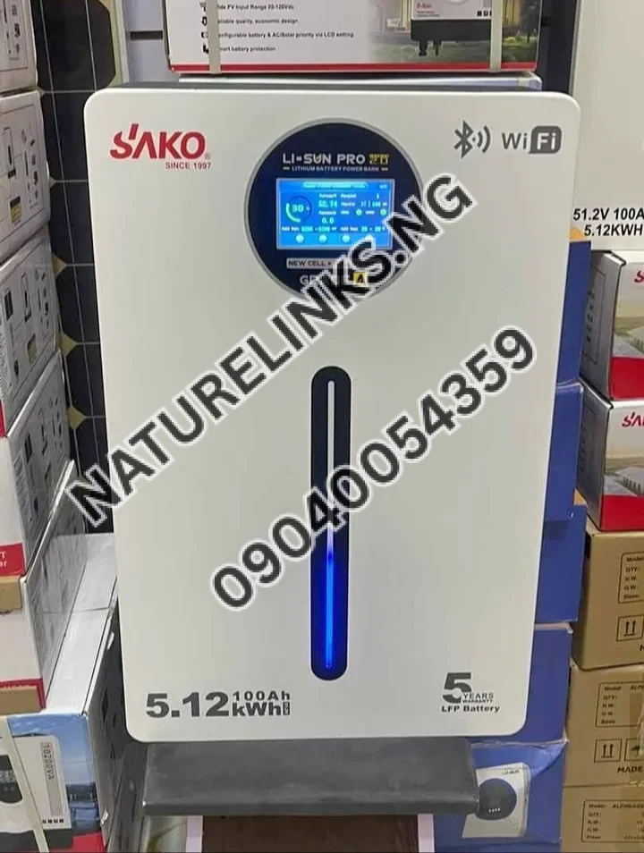 Sako 5kwh 48v lithium battery Price in Nigeria Sako 5kwh 48v lithium battery Price in Nigeria Nature Solar Global Limited