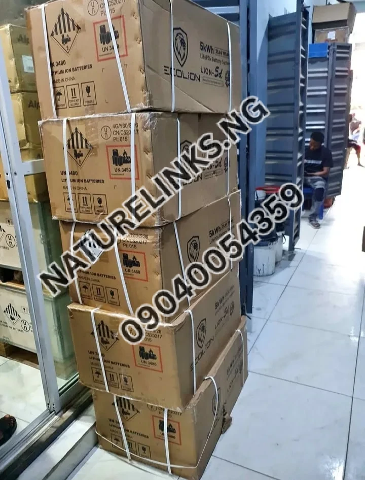 Ecolion lithium ion battery 5kwh 24v Price in Nigeria Ecolion lithium ion battery 5kwh 24v Price in Nigeria Nature Solar Global Limited