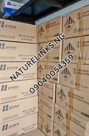 Hyper 3.2kwh lithium battery Price in Nigeria Nature Solar Global Limited