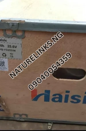 Haisic 8kwh 24v lithium ion battery Price in Nigeria Nature Solar Global Limited