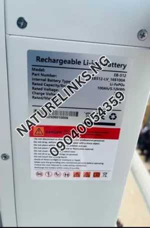 5KWH 24V LUXSUN LITHIUM BATTERY Price in Nigeria Nature Solar Global Limited