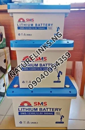 SMS 2.5KHW  12V 200AH LITHIUM ION BATTERY Price in Nigeria Nature Solar Global Limited