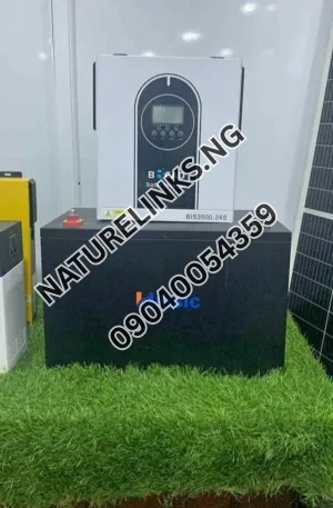 Haisic 8kwh lithium battery and 3.5kva inverter Price in Nigeria Nature Solar Global Limited