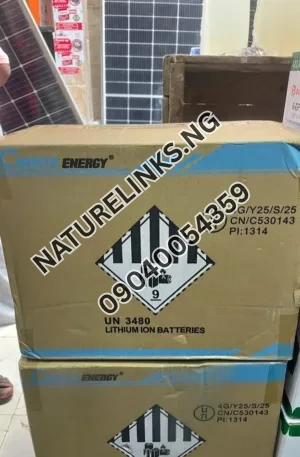 Cworth lithium ion battery 100ah Price in Nigeria Nature Solar Global Limited