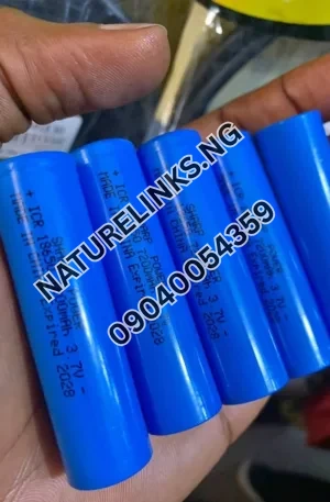 7200Mah 3.7v lithium battery Price in Nigeria Nature Solar Global Limited