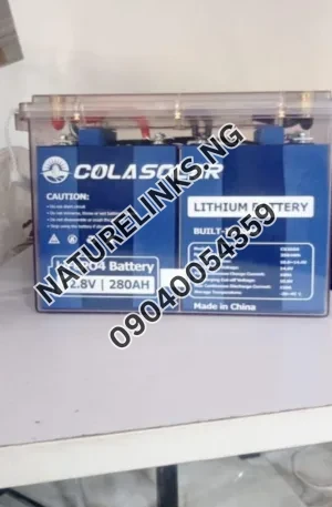 Cola+solar+lithium+battery+3600kwh+to+12V Price in Nigeria Nature Solar Global Limited
