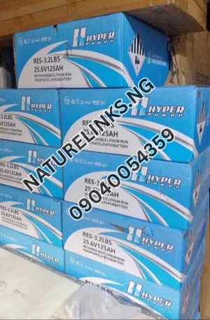 Hyper power 3.2kwh 24v lithium battery Price in Nigeria Nature Solar Global Limited