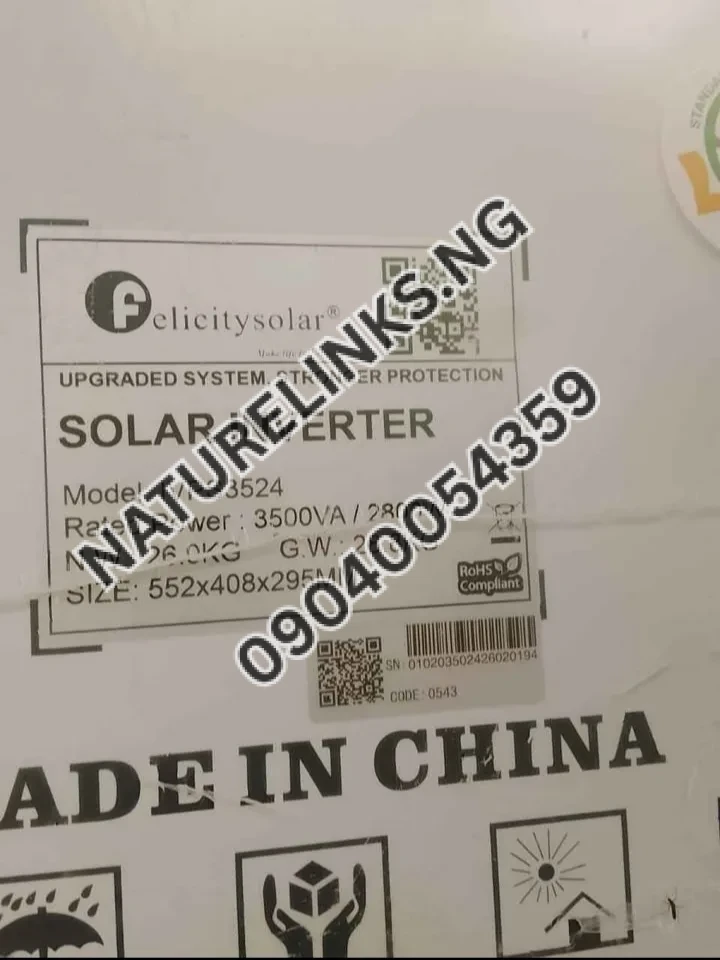 Felicity 3.5kva 24v ivps inverter Price in Nigeria 2 Felicity 3.5kva 24v ivps inverter Price in Nigeria Nature Solar Global Limited 2