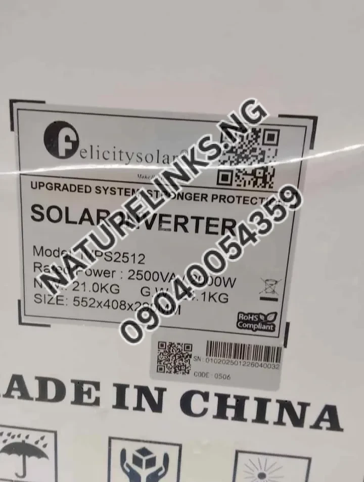 2.5kva 12v Felicity ivps inverter Price in Nigeria 3 2.5kva 12v Felicity ivps inverter Price in Nigeria Nature Solar Global Limited 3