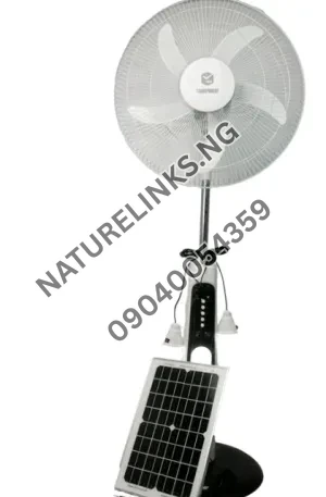 Transparent 18 Inches Solar Fan Price in Nigeria Nature Solar Global Limited 🇳🇬