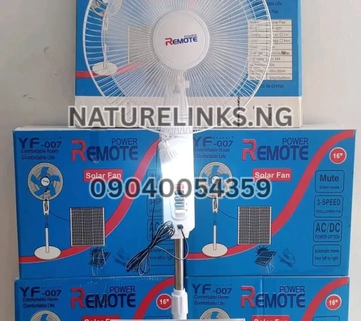 Power Remote Solar Rechargeable Fan Price in Nigeria Power Remote Solar Rechargeable Fan Price in Nigeria Nature Solar Global Limited