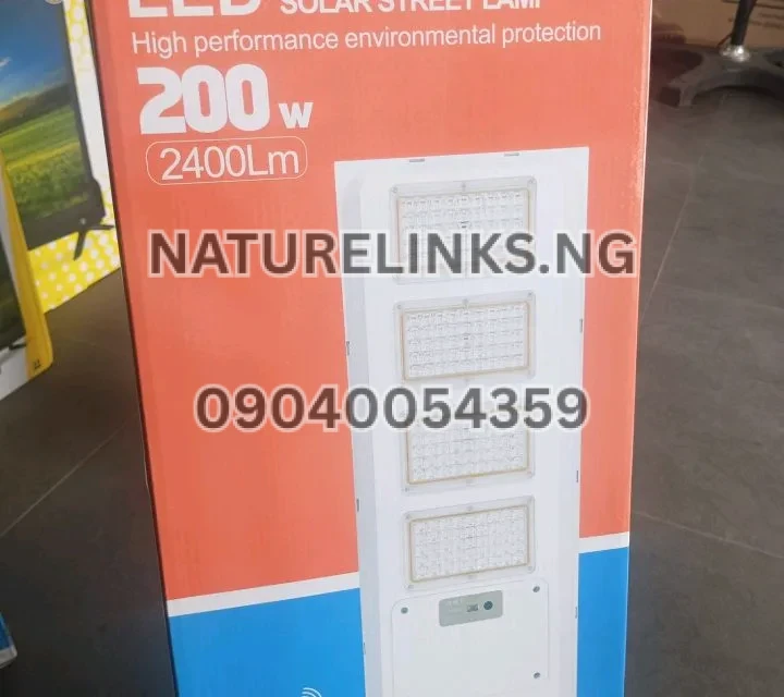 200W AKT (2400LM) Solar Street Light Price in Nigeria 200W AKT (2400LM) Solar Street Light Price in Nigeria Nature Solar Global Limited