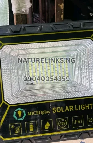 200W Micro Plus Solar Flood Light Price in Nigeria Nature Solar Global Limited 🇳🇬