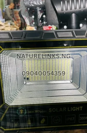 300W Micro Plus Solar Flood Light Price in Nigeria Nature Solar Global Limited 🇳🇬