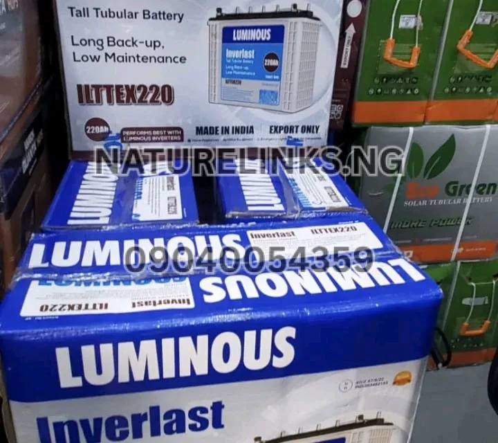 220Ah Luminous InverLast Tall Tubular Price in Nigeria 220Ah Luminous InverLast Tall Tubular Price in Nigeria Nature Solar Global Limited