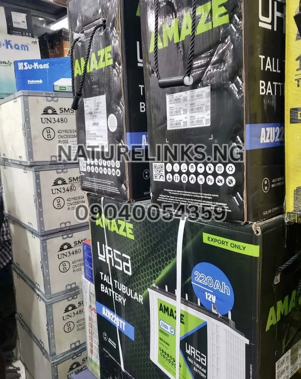 Amaze Tubular Battery Price in Nigeria