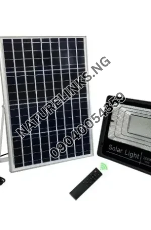 VELL MAX LED SOLAR FLOOD LIGHT 200W Price in Nigeria Nature Solar Global Limited 🇳🇬