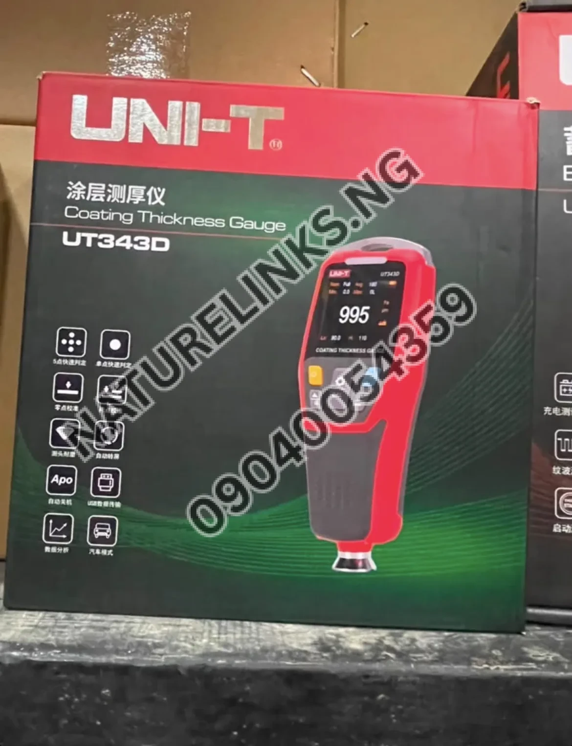 UNI-T Coating Thickness Gauge UT343D Price in Nigeria UNI-T Coating Thickness Gauge UT343D Price in Nigeria Nature Solar Global Limited