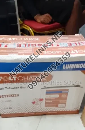Luminous Tubular Battery 220ah/12v Price in Nigeria Nature Solar Global Limited 🇳🇬