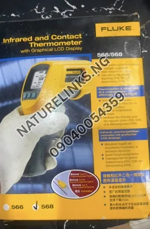 FLUKE 566/568 Infrared and Contact Thermometer with Graphical LCD Display Price in Nigeria FLUKE 566/568 Infrared and Contact Thermometer with Graphical LCD Display Price in Nigeria Nature Solar Global Limited π³π¬