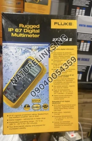 Fluke 27 II/28 II Rugged IP67 Digital Multimeter Price in Nigeria Nature Solar Global Limited 🇳🇬