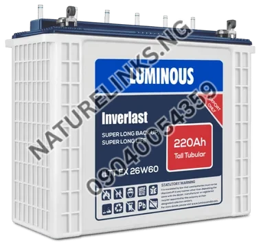 220AH Luminous Tubular Battery Price in Nigeria 220AH Luminous Tubular Battery Price in Nigeria Nature Solar Global Limited