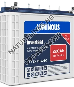 Inverter Battery 220AH/12V – TT Luminous Price in Nigeria Nature Solar Global Limited 🇳🇬
