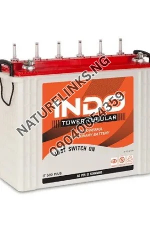 INDO TALL TUBULAR BATTERY 12V/220AH Price in Nigeria Nature Solar Global Limited 🇳🇬