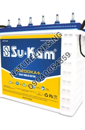 Sukam 200AH 12V Tubular Battery Price in Nigeria Nature Solar Global Limited 🇳🇬