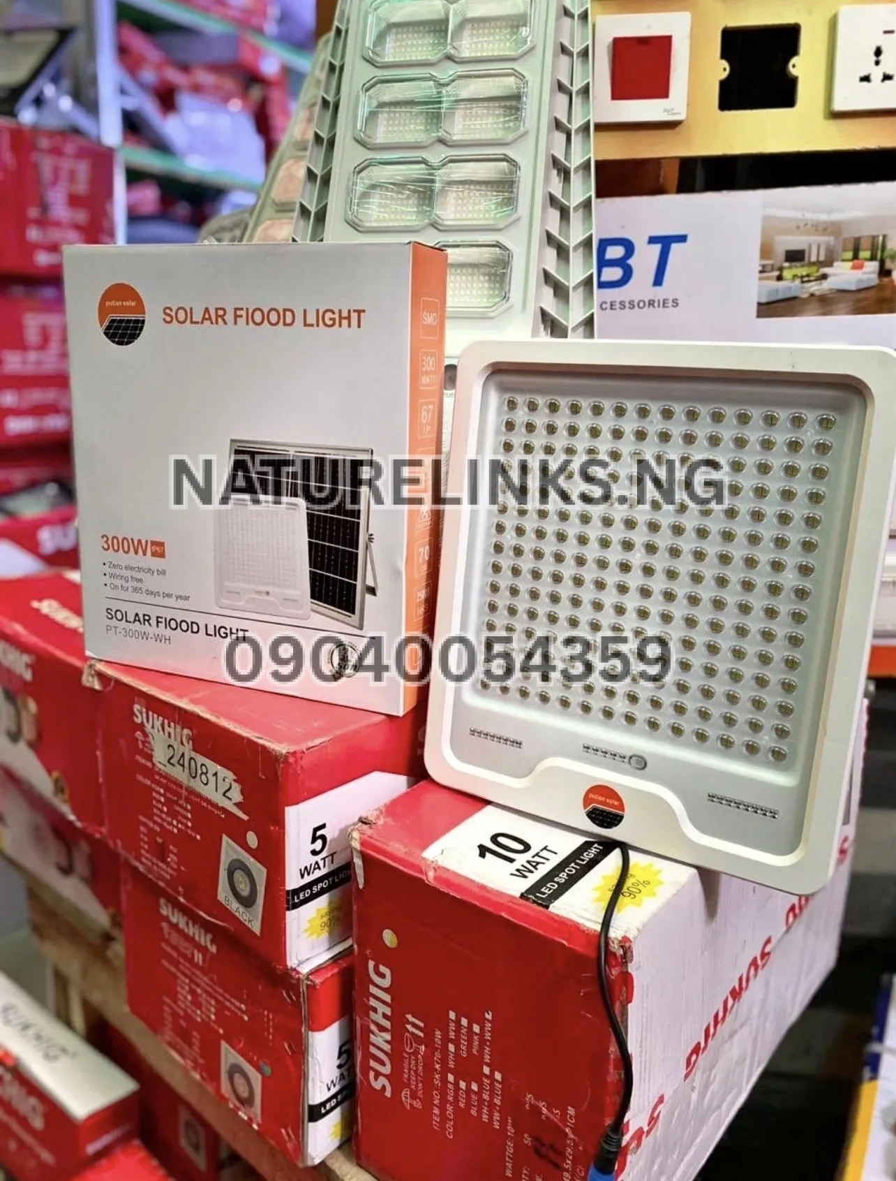 Putian Solar Street Light Specifications