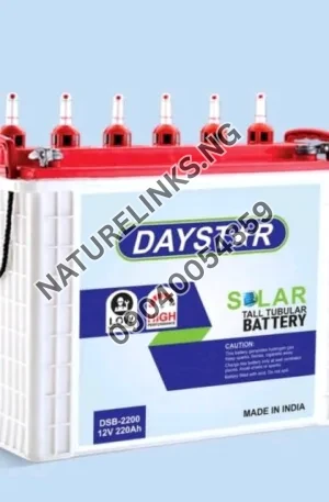 Daystar 12V 220AH Tubular Inverter Battery Price in Nigeria Nature Solar Global Limited 🇳🇬