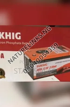 400Ah Sukhig Lithium Battery Price in Nigeria Nature Solar Global Limited 🇳🇬