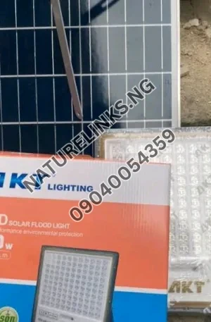 AKT Solar Flood Light 300W Price in Nigeria Nature Solar Global Limited 🇳🇬