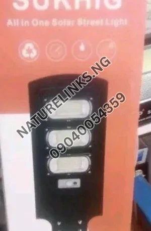 Sukhig 150W All In One Solar Street Light Price in Nigeria Nature Solar Global Limited 🇳🇬