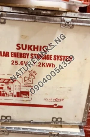 Sukhig 25.6V 7.2KWh Lithium Battery Price in Nigeria Nature Solar Global Limited 🇳🇬