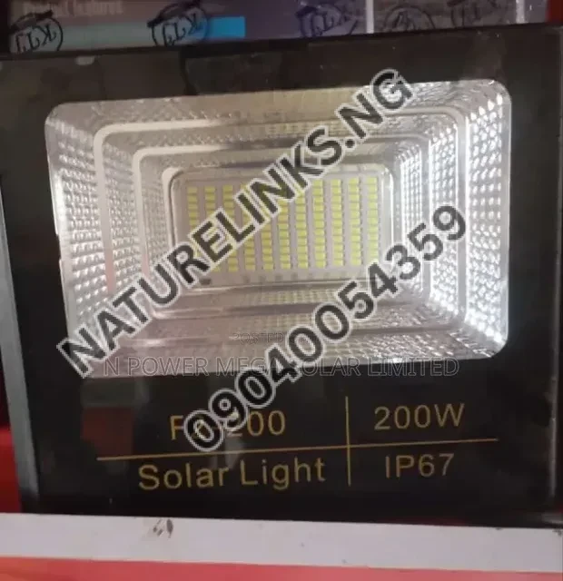 KTJ 200W Solar Flood Light Price in Nigeria KTJ 200W Solar Flood Light Price in Nigeria Nature Solar Global Limited