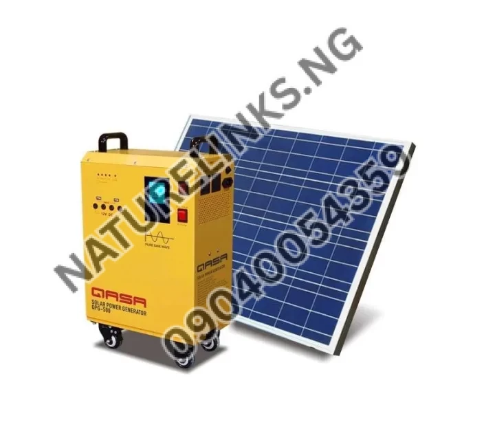 500 Watts Solar Generator QPG 500 + Solar Panel Price in Nigeria 500 Watts Solar Generator QPG 500 + Solar Panel Price in Nigeria Nature Solar Global Limited π³π¬