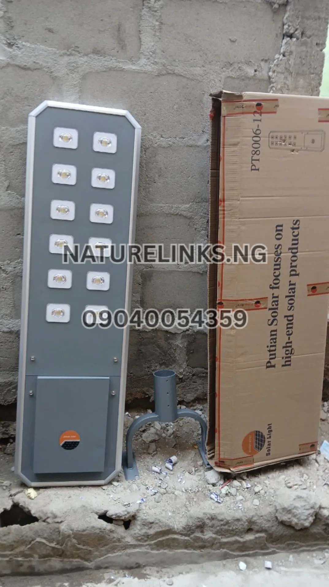 Putian Industrial Solar Street Light Price in Nigeria