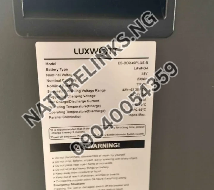 11KWH/48V LUXWATT LIFEPO4 BATTERY Price in Nigeria 4 11KWH/48V LUXWATT LIFEPO4 BATTERY Price in Nigeria Nature Solar Global Limited π³π¬ 4