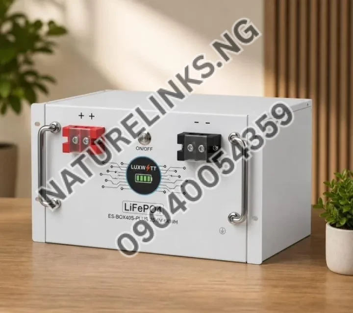 6KWH/24V LUXWATT LIFEPO4 BATTERY Price in Nigeria 6KWH/24V LUXWATT LIFEPO4 BATTERY Price in Nigeria Nature Solar Global Limited π³π¬