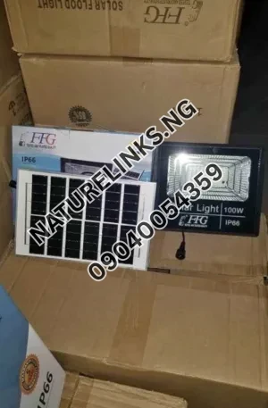 100W FFG SOLAR FLOOD LIGHT Price in Nigeria Nature Solar Global Limited