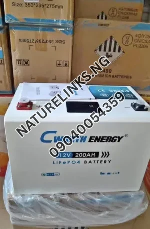 Cworth energy 2.5kwh lithium battery 12V Price in Nigeria Nature Solar Global Limited