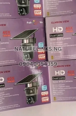 Dual Lens Solar CCTV Camera Price in Nigeria Nature Solar Global Limited 🇳🇬