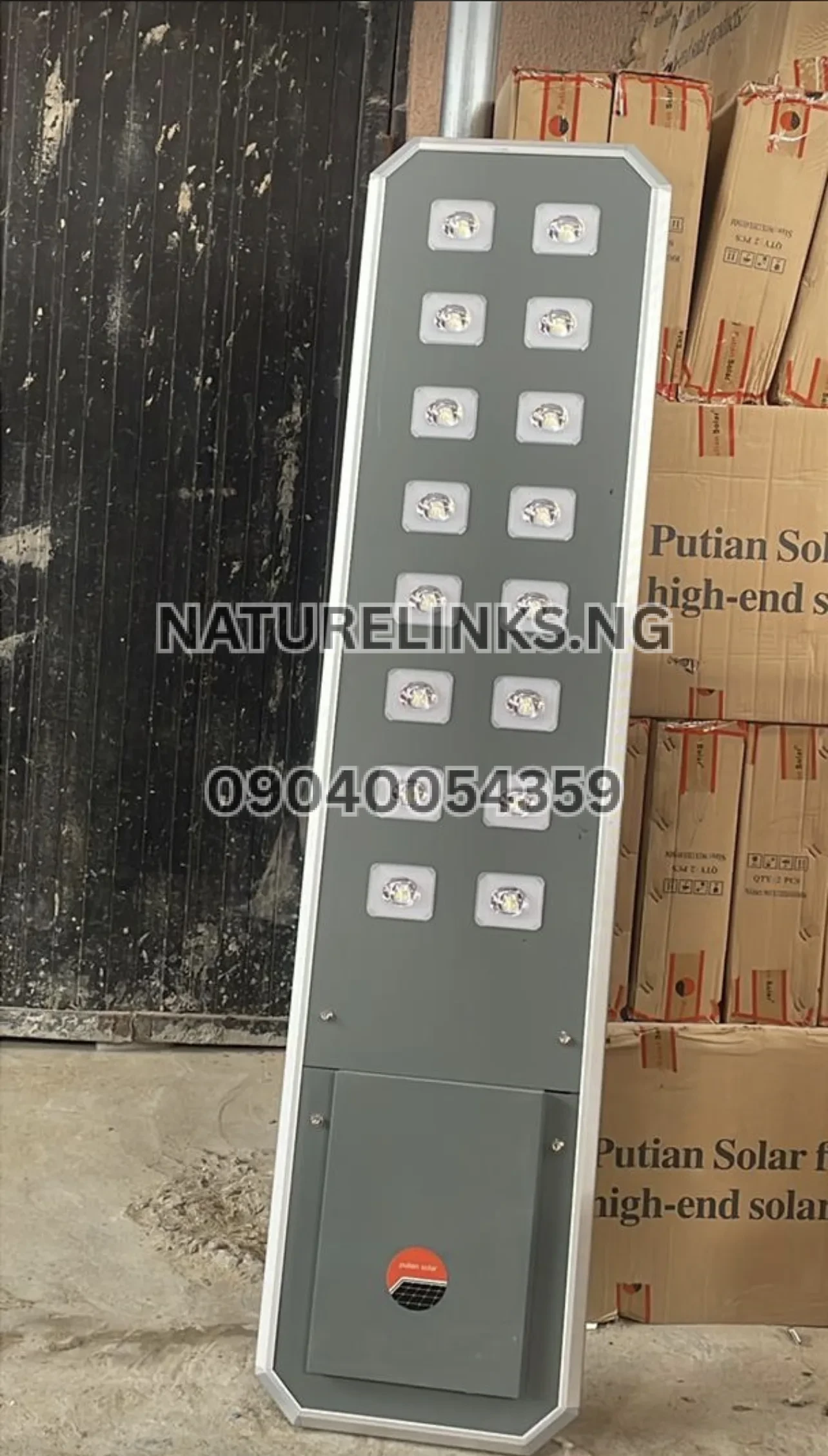 100W Putian Solar Street Light Price in Nigeria