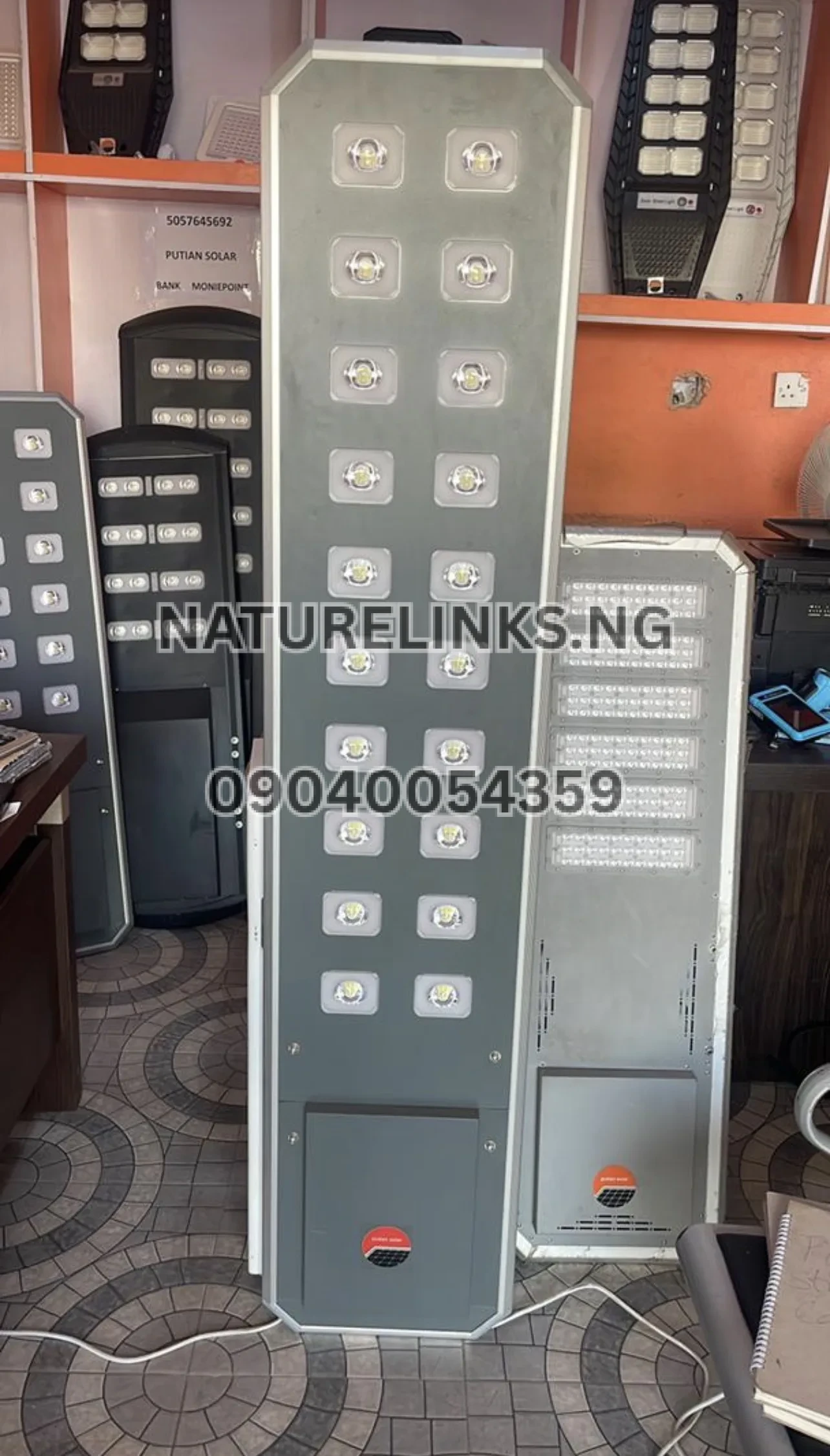 Putian All in One Solar Street Light Price in Nigeria